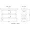 Alaterre Furniture 48 X 16 X 30, Pine Top, Stain/Nitrocellulose Lacquer ANAD10RNB - alternate 5